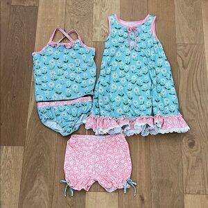 SweetHoney Sunny Flowers Daisy Pajama Set